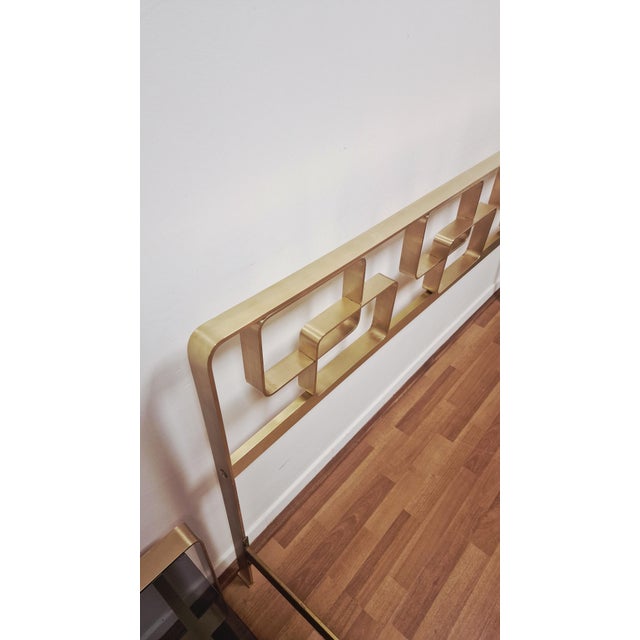 Black Vintage Brass Bedroom Set, 1970s, Italy, Set of 3 For Sale - Image 8 of 15