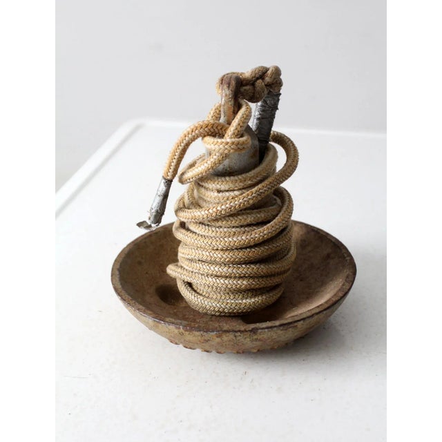 Vintage Roloff Mfg Corp Cast Iron Boat Anchor For Sale - Image 9 of 11