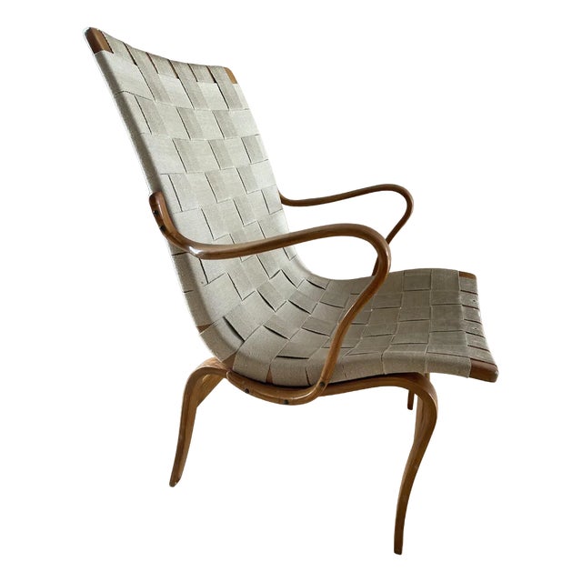 Eva Armchair by Bruno Mathsson for Firma Karl Mathsson, 1950 For Sale