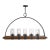Modern Atwood 5 Light Rustic Linear Chandelier For Sale - Image 3 of 3