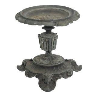 Antique French Oil Lamp Stand For Sale