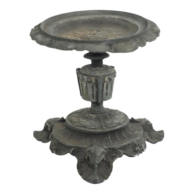 Antique French Oil Lamp Stand For Sale
