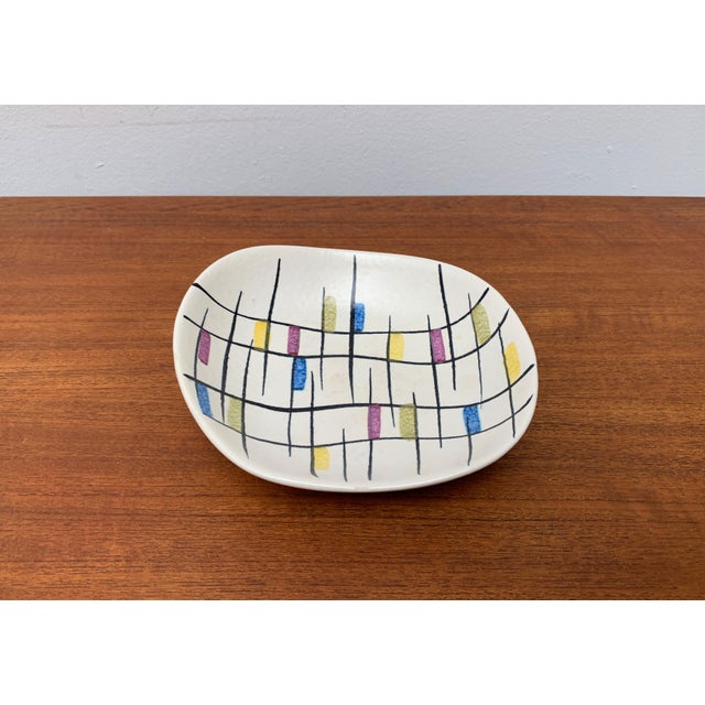 West German Mosaic Pottery Bowl, 1960s For Sale - Image 17 of 17