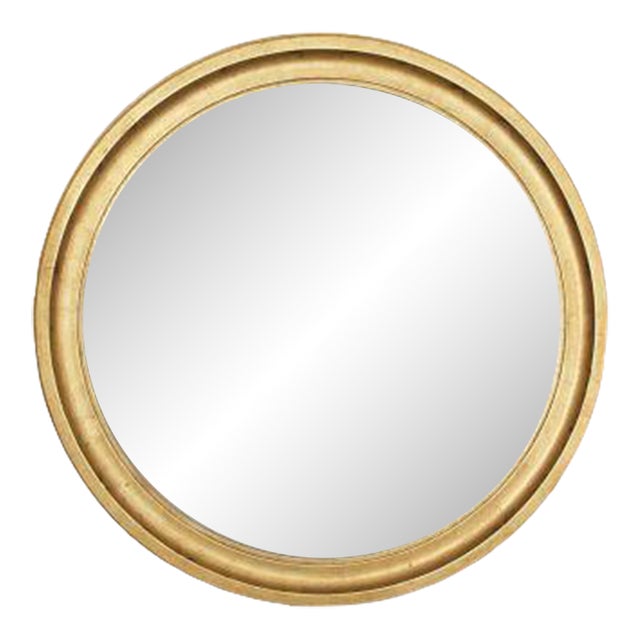 Friedman Brothers The Hayes Mirror in Classic Gold - 32" For Sale