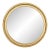Friedman Brothers The Hayes Mirror in Classic Gold - 32" For Sale
