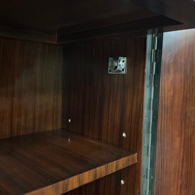 Burnt Umber Ralph Lauren Metropolis Armoire For Sale - Image 8 of 9