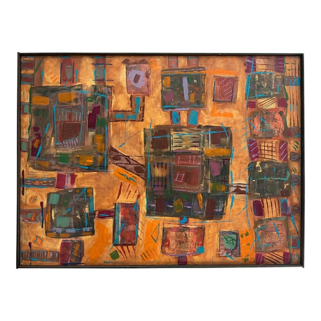 “Blackless II”Large Abstract Acrylic on Canvas For Sale