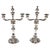 Antique Vienna 3-Flame Biedermeier Silver Candleholders, 1857, Set of 2 For Sale - Image 15 of 15