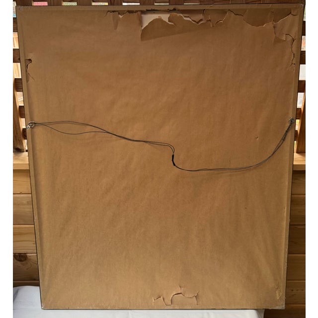 Metal 1980s Large Signed & Numbered “Spring” Landscape Print by R. Lowenstein – Framed 31.5” For Sale - Image 7 of 8