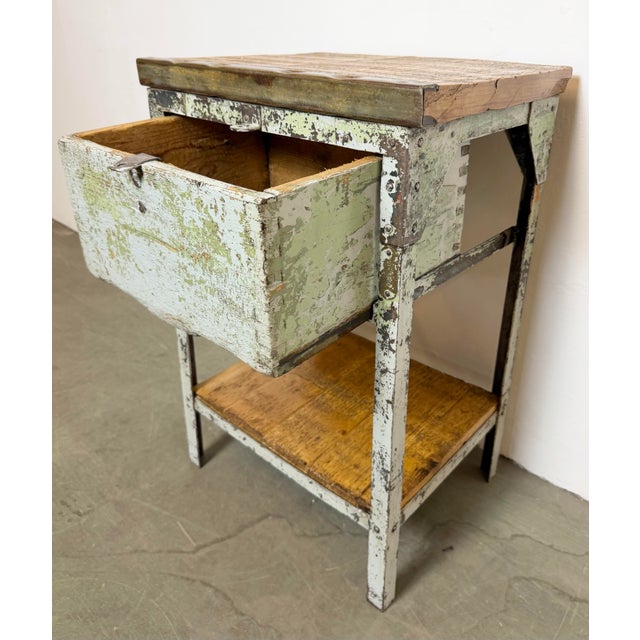 Vintage Industrial Iron Chest of Drawers, 1950s For Sale - Image 14 of 18