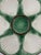 1920s Antique French Longchamp Majolica Green and White Oyster Plate For Sale - Image 9 of 14