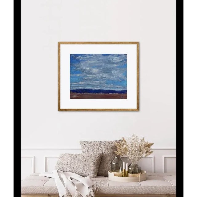 2020s "Nevada Cloudscape" Contemporary Impressionist Style Landscape Oil Painting For Sale - Image 5 of 11