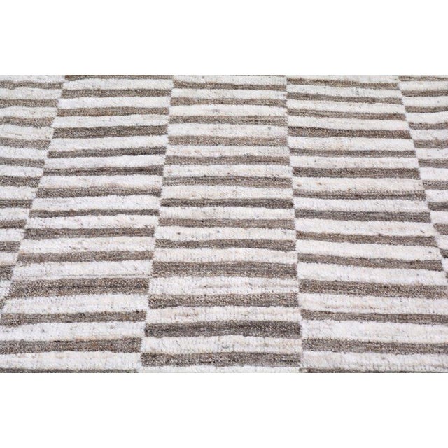 Moroccan Moroccan Azilal Hand Knotted Wool Rug,10'3"X14'5" For Sale - Image 3 of 6