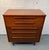 Add timeless mid-century style and practical storage to your home with this vintage five-drawer walnut highboy dresser by...
