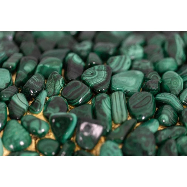 Malachite Console Decorated with Stalactites For Sale - Image 10 of 11