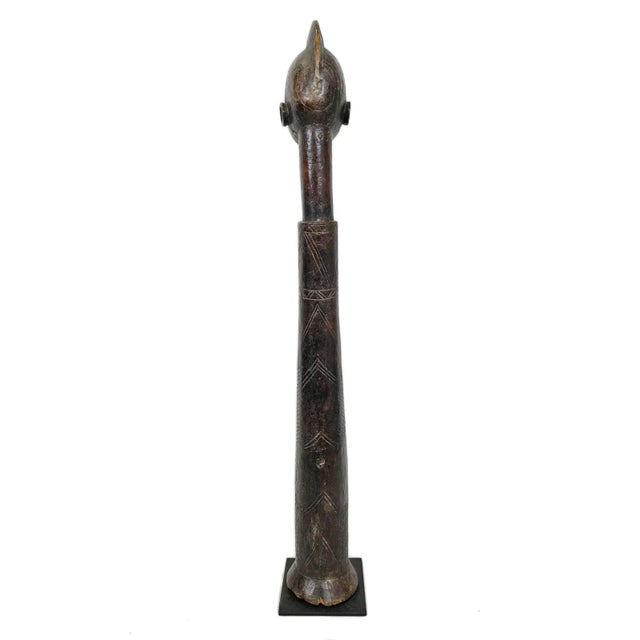Tribal Vintage Large Mossi Doll Sculpture For Sale - Image 3 of 8