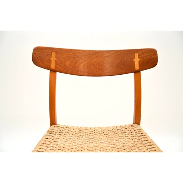 Vintage Danish CH-23 Dining Chairs attributed to Hans Wegner for Carl Hansen, 1960s, Set of 8 For Sale - Image 11 of 12