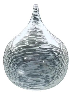 Art Glass Fluted Vase, 1970s