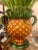 Victorian Vintage Minton-Style Majolica Ceramic Pineapple Vase For Sale - Image 3 of 10