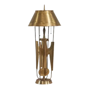 Tommi Parzinger Brass Lamp, 1955