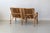 Danish Rattan Lounge Set with Sofa, Armchairs and Coffee Table, 1970s, Set of 4 For Sale - Image 3 of 11