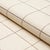 Schumacher SAMPLE - Schumacher Windowpane Embroidered Sisal Wallpaper In Java For Sale - Image 4 of 4