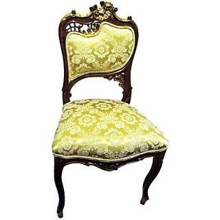 Antique 19th C. Art Nouveau French Side Chair For Sale