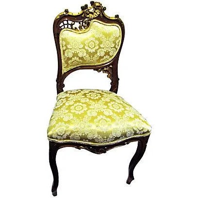 Antique 19th C. Art Nouveau French Side Chair For Sale