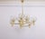 Metal Large Vintage Brass Chandelier, Germany, 1960s For Sale - Image 7 of 13