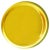 French Modern Sculptural Concave Yellow Glass Mirror For Sale - Image 10 of 10