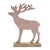 Add a touch of rustic charm to your holiday decor with this set of Metal Deer Silhouettes with Mango Wood Base. Designed...