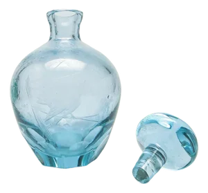 Art Deco Alexandrite Carafe, Czechoslovakia, 1930s