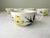 A set of vintage Dixie Dogwood pattern hand-painted teacups from Blue Ridge Southern Pottery.