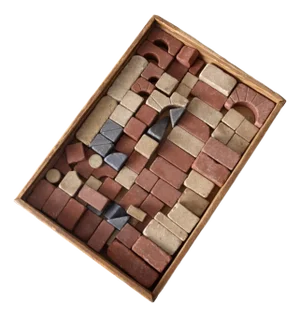 Antique Late 1800s Richter Building Blocks