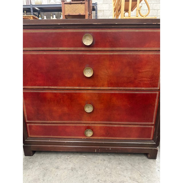 Modern 1950s Tommi Parzinger for Charak Modern Chest of Drawers For Sale - Image 3 of 9
