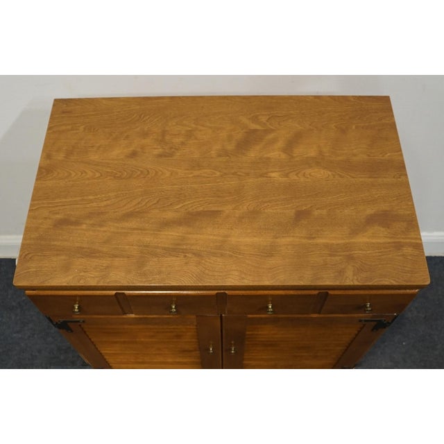 Ethan Allen Heirloom Nutmeg Maple CRP Custom Room Plan 30" Shutter Door Cabinet 10-4511p For Sale - Image 9 of 14
