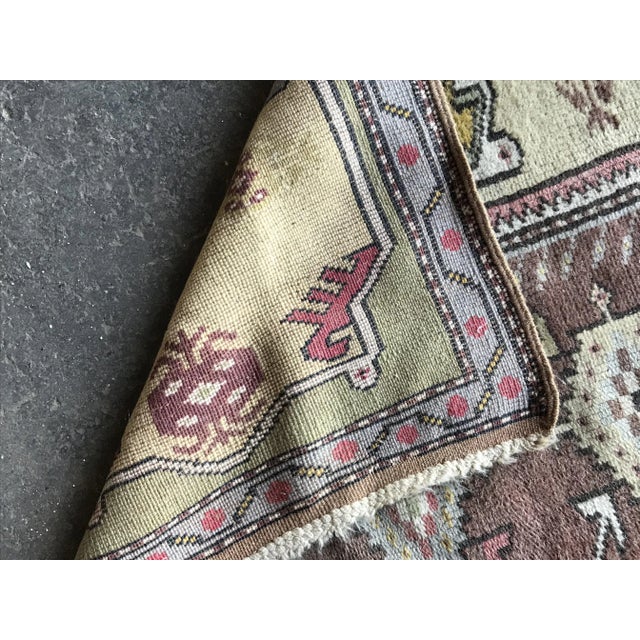 Vintage Turkish Milas Prayer Rug For Sale - Image 4 of 7