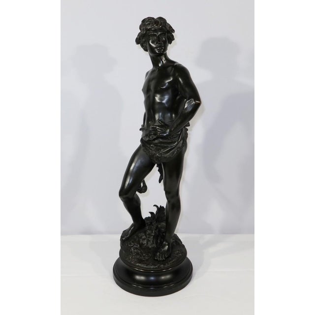 A. Gaudez, David, Late 19th Century, Bronze For Sale - Image 9 of 18