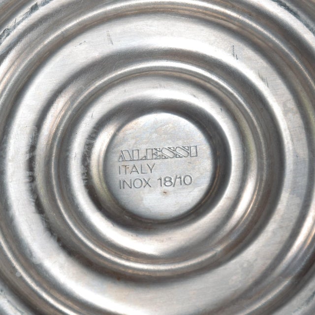 Metal 1980s Richard Sapper for Alessi Modern Espresso Maker Chrome For Sale - Image 7 of 8