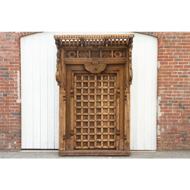 Stunning 18th Century Jaisalmer Indian Door For Sale - Image 4 of 12