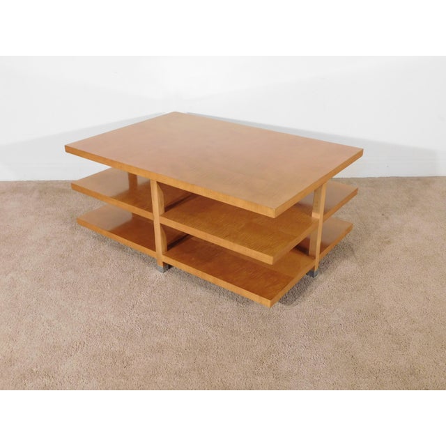 Baker Furniture Archetype Collection 3 Tiered Coffee Cocktail Table For Sale - Image 13 of 15