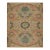 Rug & Kilim’s Contemporary Rug With Floral Patterns in Green Blue and Pink For Sale