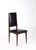 Rare set of 10 dining room chairs in original black leather by Jean Gillon, Brazil, 1960s. This piece is attributed to the...