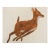 1940s Outsider Folk Art Running Deer Painting For Sale