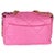 Chanel Pink Quilted Lambskin Large Chanel 19 Flap Bag For Sale - Image 4 of 9
