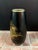 Late 20th Century Vintage Japanese Matte Black and Gold Porcelain Vase For Sale - Image 5 of 10