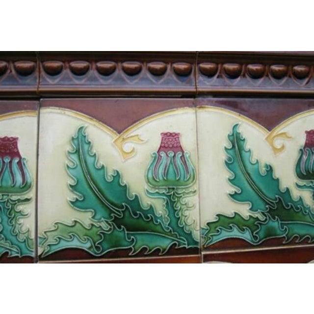 Green Antique Green Tile, 1920s For Sale - Image 8 of 11