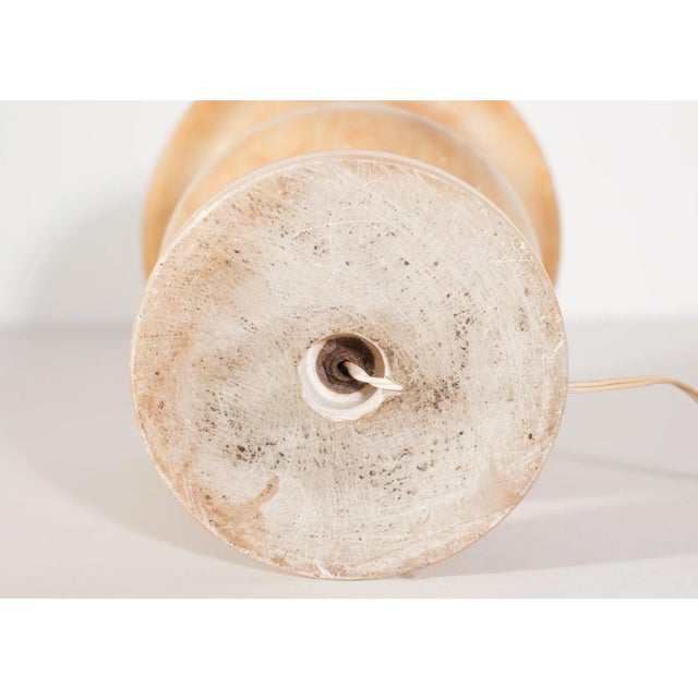 Vintage Alabaster Table Lamp For Sale - Image 5 of 6