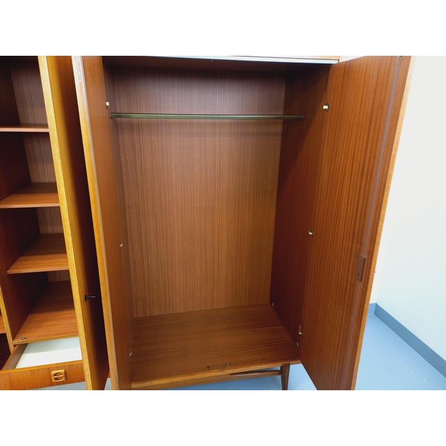 Vintage Scandinavian Teak Wardrobe, 1960s For Sale - Image 16 of 18