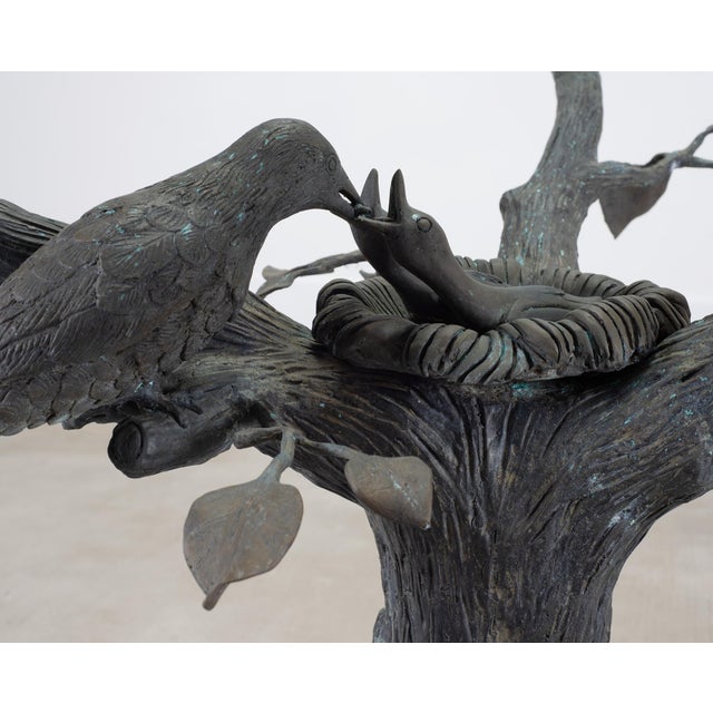Giacometti Inspired Sculptural Bronze Tree Dining Center Table For Sale - Image 12 of 18
